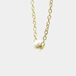 مملوكة مسبقًا Tiffany & Co. 18K Yellow Gold and Pearl Station Necklace