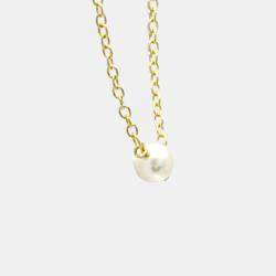 مملوكة مسبقًا Tiffany & Co. 18K Yellow Gold and Pearl Station Necklace