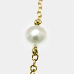 Pre Owned Tiffany & Co. 18K Yellow Gold and Pearl Elsa Peretti Pearls by the Yard Station Necklace