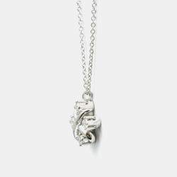 Tiffany & Co. Platinum Diamond Lynn Pendant Schlumberger Necklace