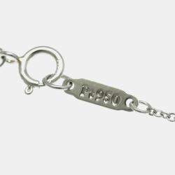 Tiffany & Co. Platinum Diamond Lynn Pendant Schlumberger Necklace