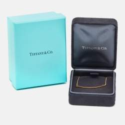 Pre Owned Tiffany & Co. T Smile 18k Yellow Gold Small Model Necklace