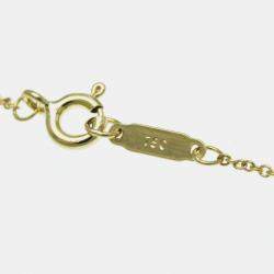 Pre Owned Tiffany & Co. 18K Yellow Gold, Platinum and Diamond Etoile Pendant Necklace