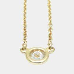 Pre Owned Tiffany & Co. 18K Yellow Gold Diamond Elsa Peretti Necklace