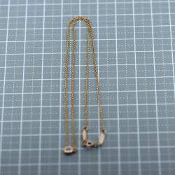 Tiffany & Co. 18K Rose Gold and Diamond Elsa Peretti Diamonds By The Yard Pendant Necklace 