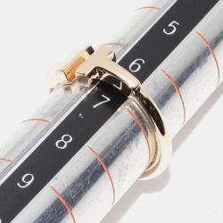 Tiffany & Co. 18K Rose Gold T Wire Band Ring EU 47