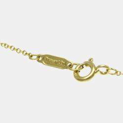 Tiffany & Co. 18K Yellow Gold Diamond Etoile Heart Pendant Necklace