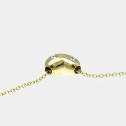 Tiffany & Co. 18K Yellow Gold Diamond Etoile Heart Pendant Necklace