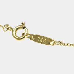 Tiffany & Co. 18K Yellow Gold Diamond Etoile Heart Pendant Necklace
