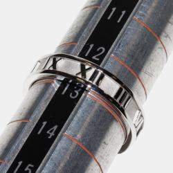 Tiffany & Co Atlas Narrow Ring 18K WG White