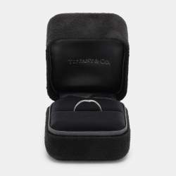 Tiffany & Co. Tiffany Diamond Platinum Soleste Ring 53