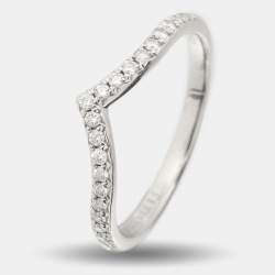 Tiffany & Co. Tiffany Diamond Platinum Soleste Ring 53