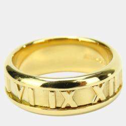 Tiffany & Co Atlas 18K  Yellow Gold Ring EU 51