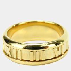 Tiffany & Co Atlas 18K  Yellow Gold Ring EU 51