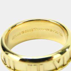 Tiffany & Co Atlas 18K  Yellow Gold Ring EU 51