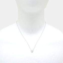 Pre Owned Tiffany & Co. Platinum and Diamond Sentimental Heart Necklace