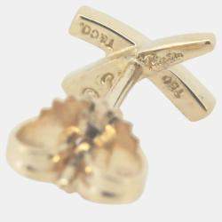 Tiffany & Co. 18K Yellow Gold Kiss Stud Earrings