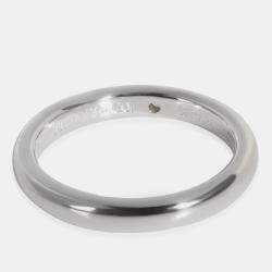 Tiffany & Co. Platinum and Diamond Elsa Peretti Band Ring EU 47