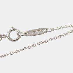 Tiffany & Co. Frank Gehry Necklace 18k White Gold Diamond Clear Metal