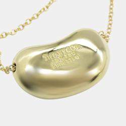 Tiffany & Co. 18k Yellow Gold Bean Long Necklace Gold Metal