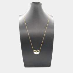 Tiffany & Co. 18k Yellow Gold Bean Long Necklace Gold Metal