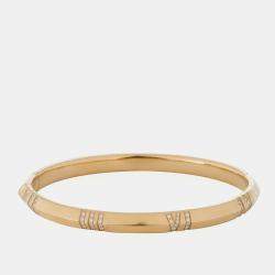 Tiffany & Co. 18k Yellow Gold 0.33 CTW Atlas Bracelet