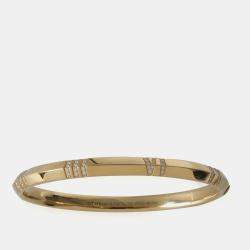 Tiffany & Co. 18k Yellow Gold 0.33 CTW Atlas Bracelet