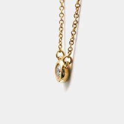 Tiffany & Co. 18K Rose Gold and Diamond  Elsa Peretti Diamonds by the Yard Pendant Necklace