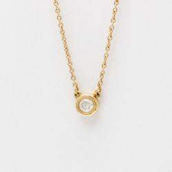 Tiffany & Co. 18K Rose Gold and Diamond  Elsa Peretti Diamonds by the Yard Pendant Necklace