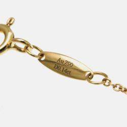 Tiffany & Co. 18K Rose Gold and Diamond  Elsa Peretti Diamonds by the Yard Pendant Necklace