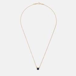 Tiffany & Co. Elsa Peretti Lapis Lazuli 18k Yellow Gold Necklace