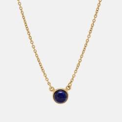 Tiffany & Co. Elsa Peretti Lapis Lazuli 18k Yellow Gold Necklace