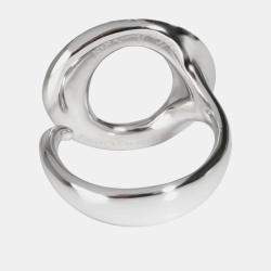 Pre Owned Tiffany & Co. 18K White Gold and Diamond Elsa Peretti Sevillana Diamond Ring EU 52.5