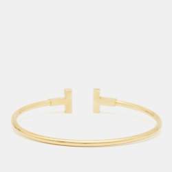 Pre Owned سوار تيفاني & كو. سلك T ألماس و ذهب وردي عيار 18