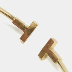 Pre Owned سوار تيفاني & كو. سلك T ألماس و ذهب وردي عيار 18