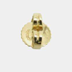 Tiffany & Co. 18K Yellow Gold and Diamond T One Open Hoop Earrings