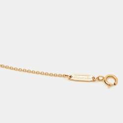 Pre Owned Tiffany & Co. T Smile Mini 18K Rose Gold Necklace