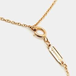 Pre Owned Tiffany & Co. T Smile Mini 18K Rose Gold Necklace