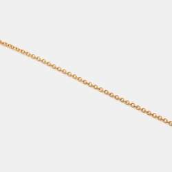 Pre Owned Tiffany & Co. T Smile Mini 18K Rose Gold Necklace