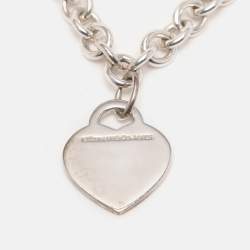 Pre Owned Tiffany & Co. Sterling Silver Multi Charms Toggle Bracelet