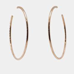 Tiffany & Co. 18K Rose Gold Hoop Earrings