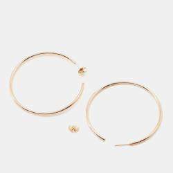 Tiffany & Co. 18K Rose Gold Hoop Earrings