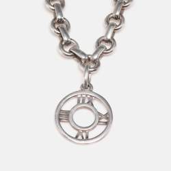 Pre Owned Tiffany & Co. Sterling Silver Atlas Charms Bracelet