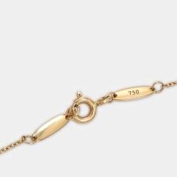 Tiffany & Co. Elsa Peretti Bean 18k Yellow Gold Pendant Necklace