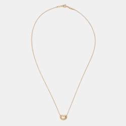 Tiffany & Co. Elsa Peretti Bean 18k Yellow Gold Pendant Necklace