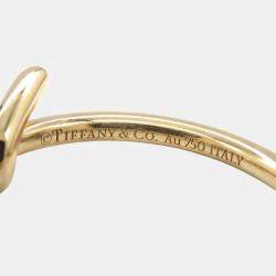 Tiffany & Co. 18K Pink Gold Knot Ring EU 50