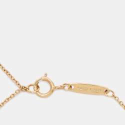 Pre Owned Tiffany & Co. T Smile Mini 18k Rose Gold Necklace