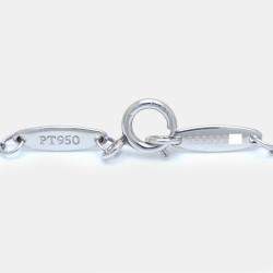 Tiffany & Co. Platinum and Diamond Elsa Peretti Diamonds by the Yard Pendant Necklace