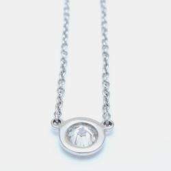Tiffany & Co. Platinum and Diamond Elsa Peretti Diamonds by the Yard Pendant Necklace