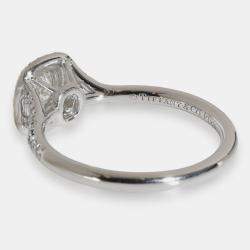 Tiffany & Co. Platinum, Diamonds Tiffany Soleste Ring EU 56